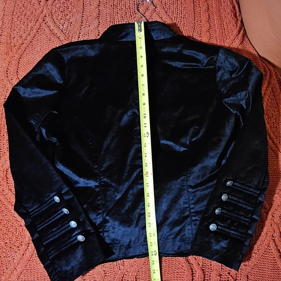 Velvet Military Jacket - Picture 4 of 8